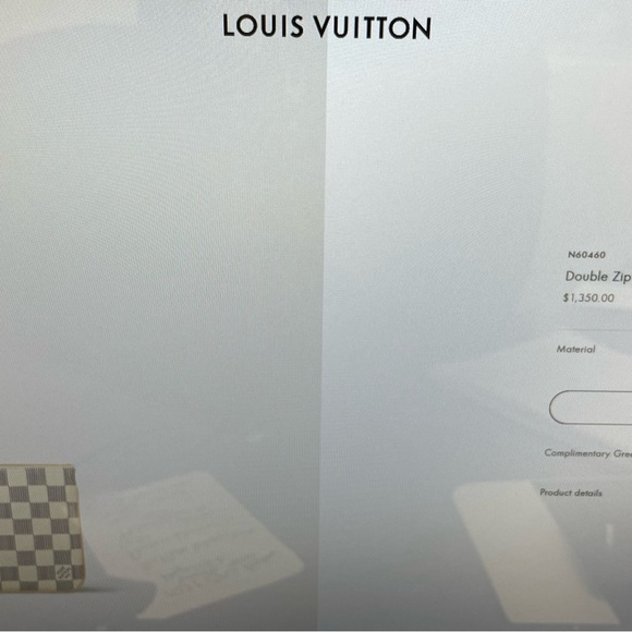 Louis Vuitton double zipper pochette - Picture 5 of 5